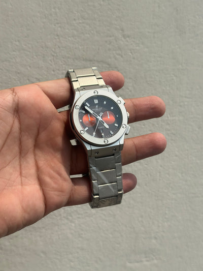 Hublot Orlinski Chronograph Titanium –  Red Wine Dial Luxury Watch