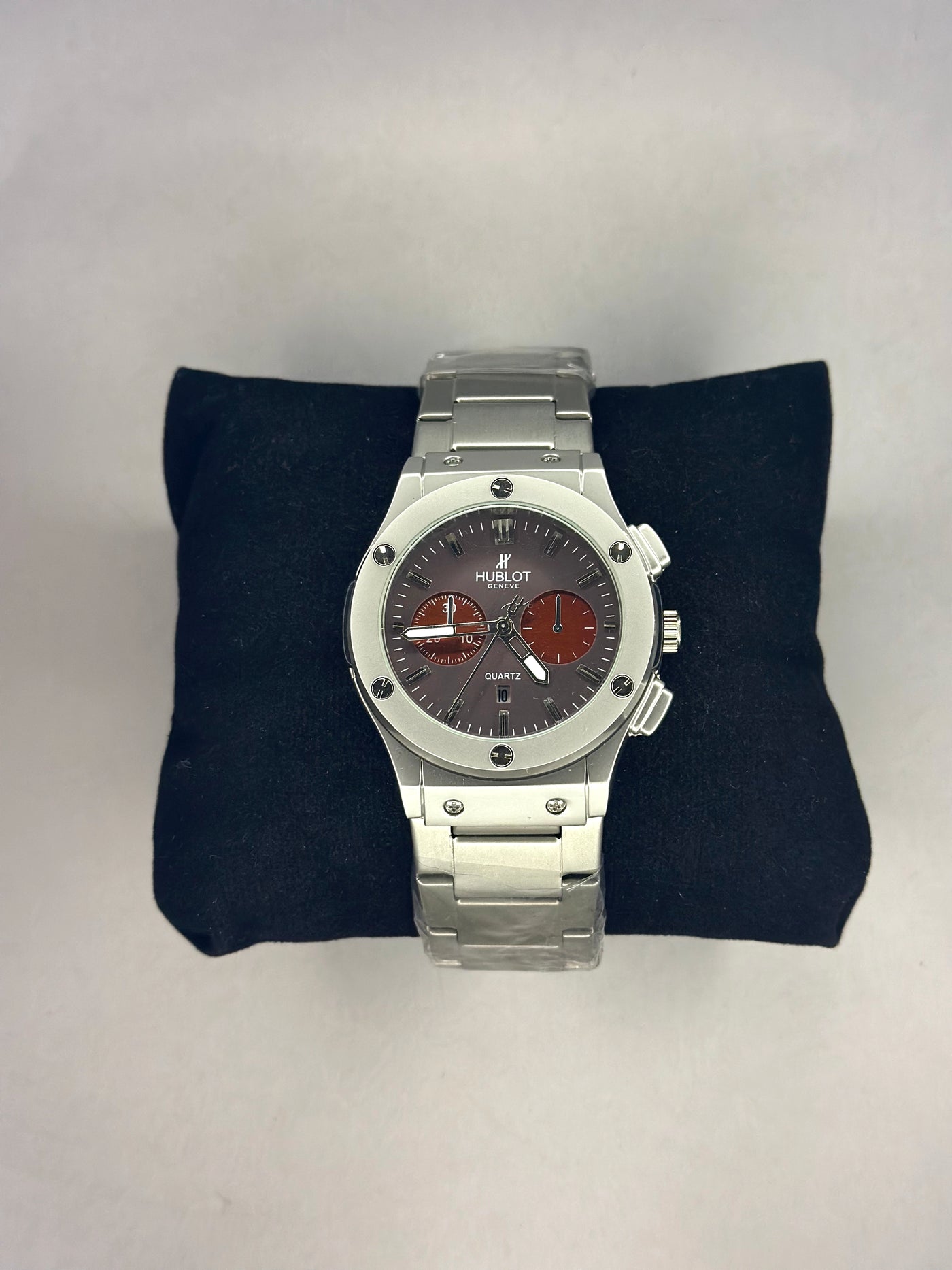 Hublot Orlinski Chronograph Titanium –  Red Wine Dial Luxury Watch