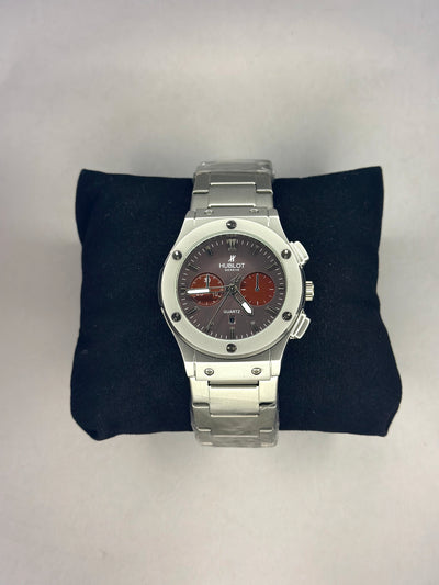 Hublot Orlinski Chronograph Titanium –  Red Wine Dial Luxury Watch